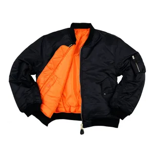 Army Surplus MA-1 Bomber flight jacket black