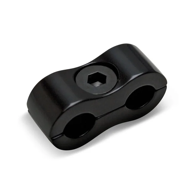 Motion Pro Pro, throttle / idle cable clamp. Black, 7mm