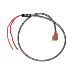 Namz NAMZ, rear brake switch harness. Braided, 24"