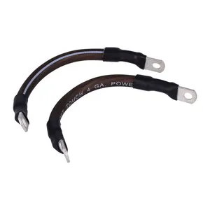 Namz NAMZ, battery cable set. Black. 6 inch (15cm)