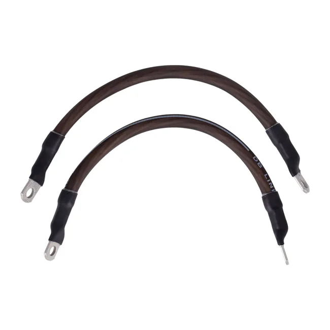Namz Battery cable set. Black. 9 inch (22.5cm)