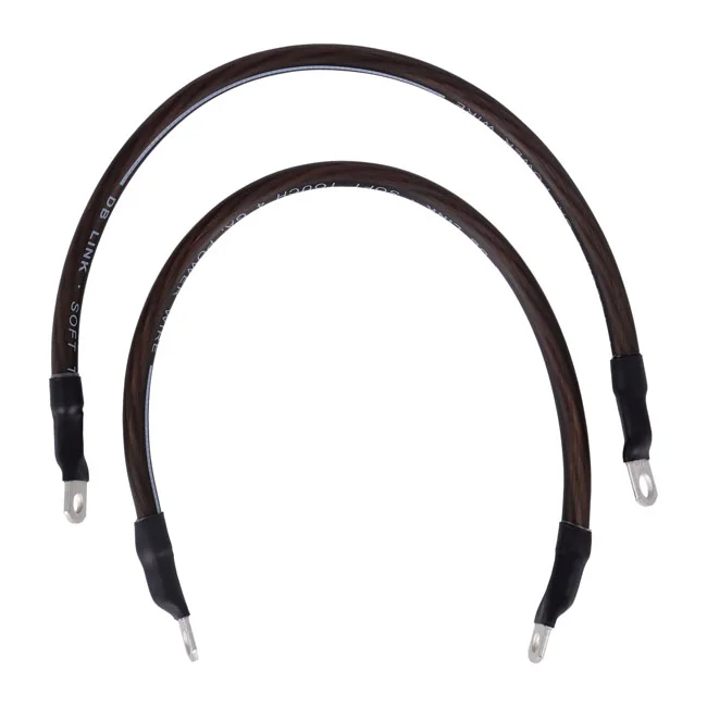 Namz Battery cable set. Black. 15 inch (38cm)