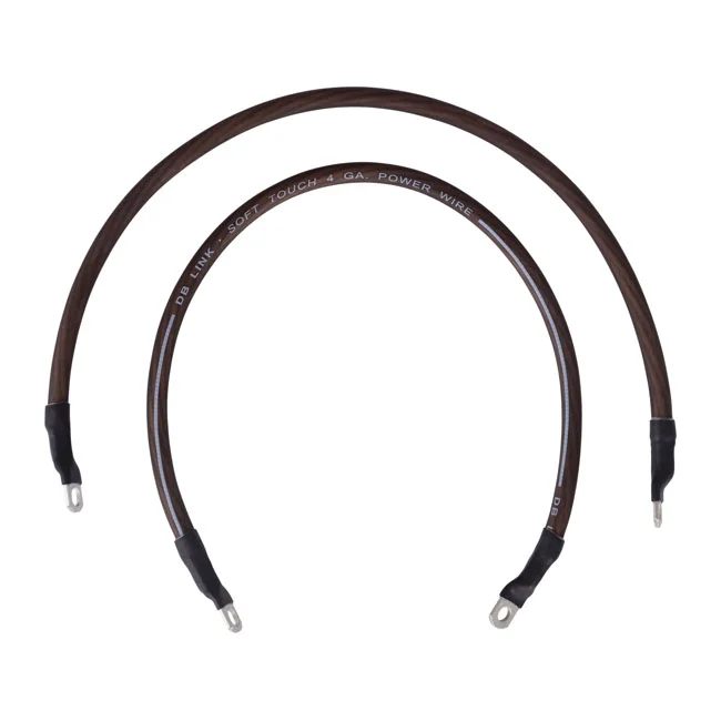 Namz Battery cable set. Black. 19 inch (48cm)