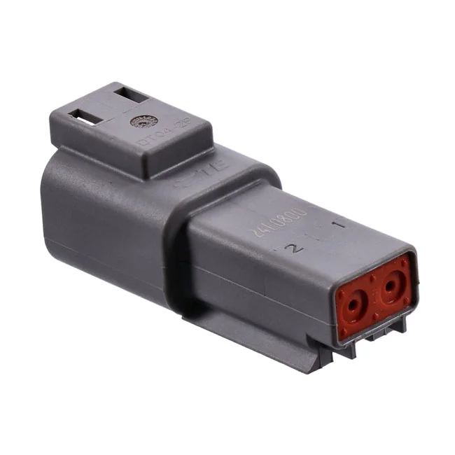 Namz Deutsch DT connectors. Gray, receptacle, 2-pins - 72122-94GY
