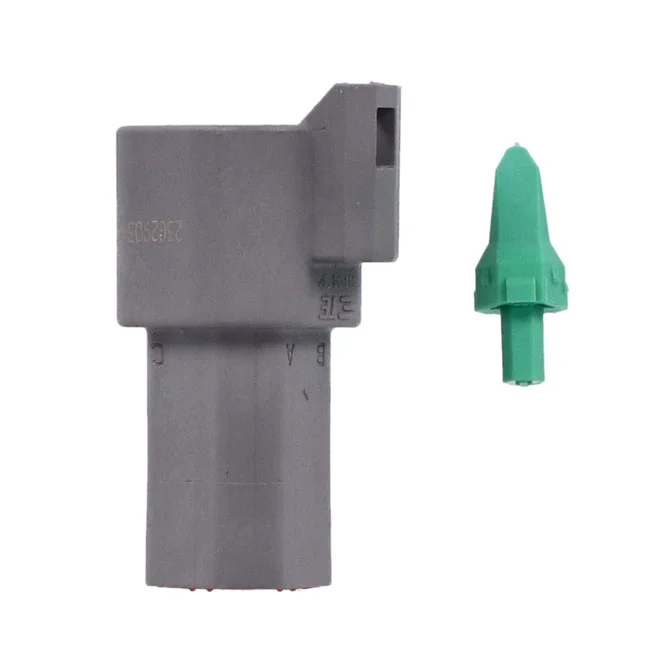 Namz Deutsch connectors. Gray, receptacle, 3-pins - 72123-94GY