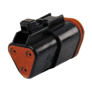 Namz NAMZ, Deutsch DT connectors. Black, plug housing, 3-pins