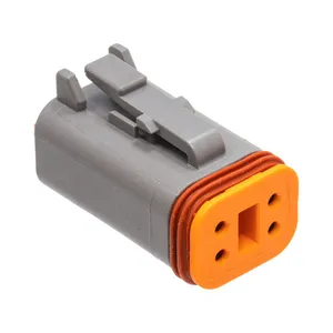 Namz NAMZ, Deutsch DT connectors. Gray, plug housing, 4-pins