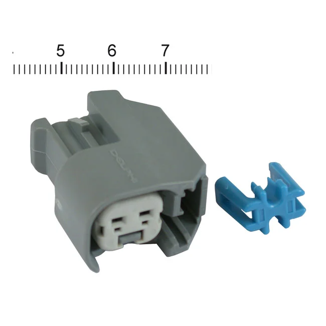 Namz Delphi fuel injector connector. Female plug. 2-pin - 72098-06