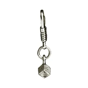 MCS Single dice zipper pull