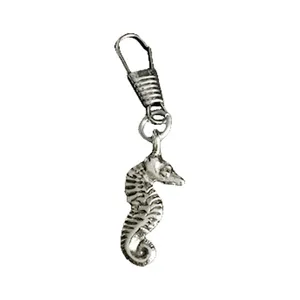 MCS Seahorse zipper pull