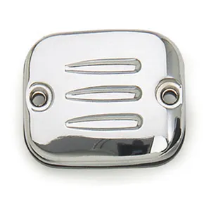 MCS Cover, h/b master cyl. grooved. chr.