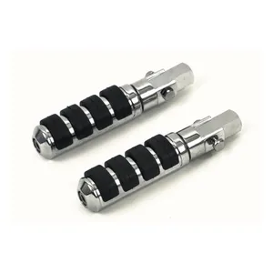MCS Passenger comfort peg kit. 3/8-24. Chrome