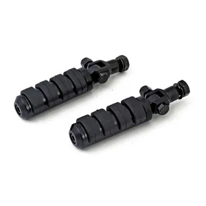 MCS Comfort stud mount foot peg kit. 1/2-20. Black