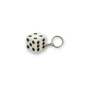 TrikTopz Triktopz Dice key chain white