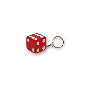 TrikTopz Triktopz Dice key chain clear red