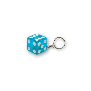 TrikTopz Triktopz Dice key chain clear blue