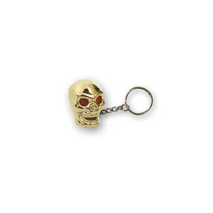 TrikTopz Triktopz Skull key chain gold