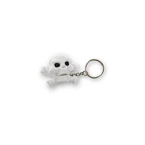 TrikTopz Triktopz Skull N Bones key chain white