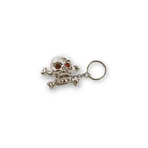 TrikTopz Triktopz Skull N Bones key chain chrome