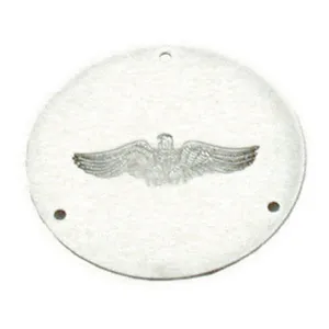 Paughco Paughco, derby cover. Chrome. Eagle embossed