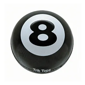TrikTopz Trik Topz, Eight Ball valve caps. Black