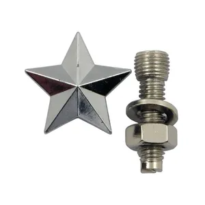 TrikTopz Trik Topz license plate mounts Star silver