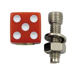 TrikTopz Trik Topz license plate mounts Dice red