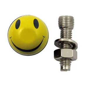 TrikTopz Trik Topz license plate mounts Smiley yellow