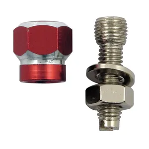 TrikTopz Trik Topz license plate mounts Alloy Twotone hex red