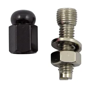TrikTopz Trik Topz license plate mounts Alloy Twotone hex domed