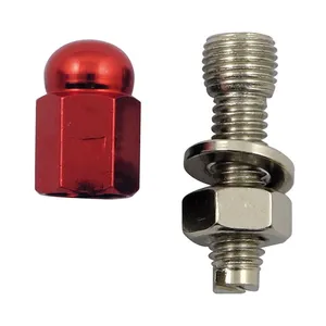 TrikTopz Trik Topz license plate mounts Alloy Twotone hex domed