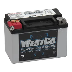 WestCo Westco, sealed AGM battery. 12 Volt, 8AMP, CCA120
