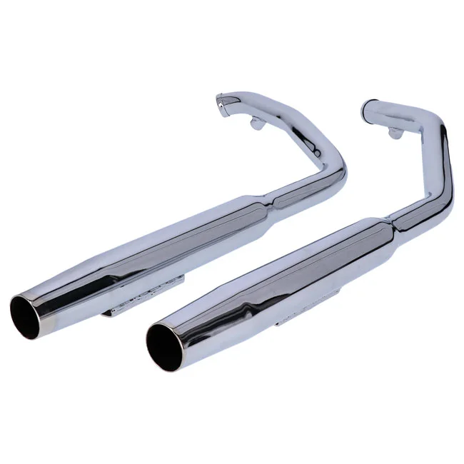 Paughco Tapered exhaust (38"). Chrome - 65302-82A