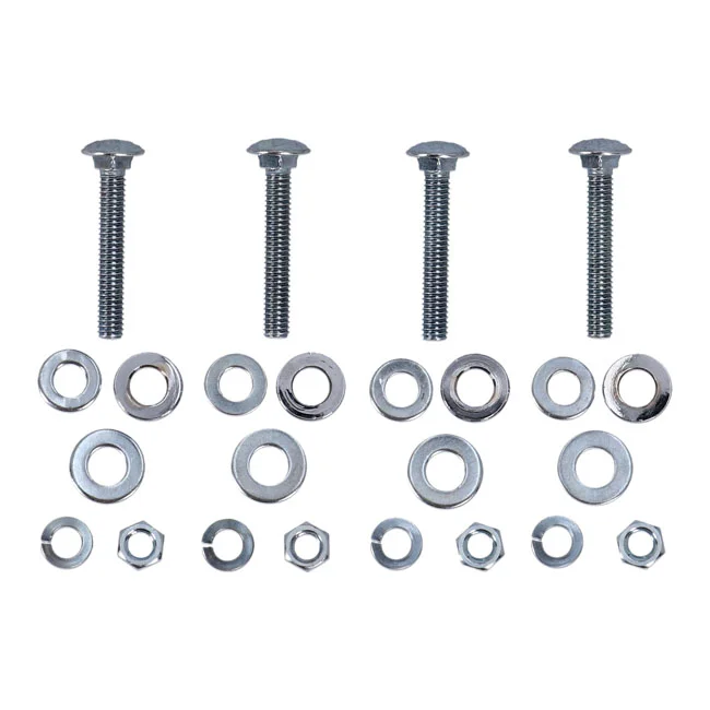 Paughco Tapered exhaust (38"). Chrome - 65302-82A