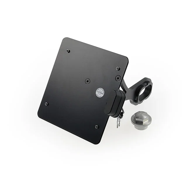 Cult-Werk Side mount license plate bracket, black. Germany