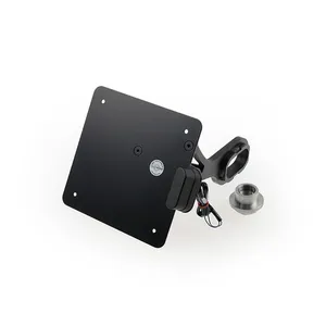 Cult-Werk Cult-Werk, side mount license plate bracket, black. Italy