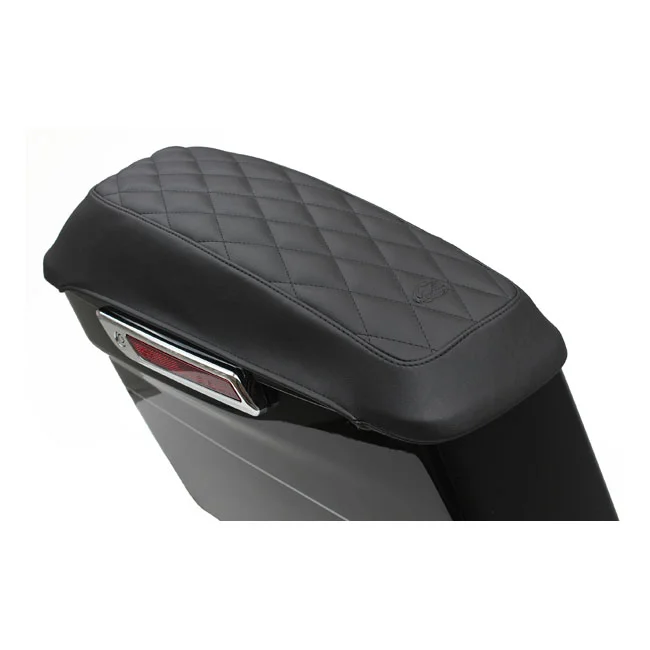 Mustang Saddlebag lid cover set. Diamond