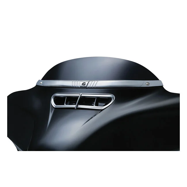 Kuryakyn Tri-line windshield trim. Chrome