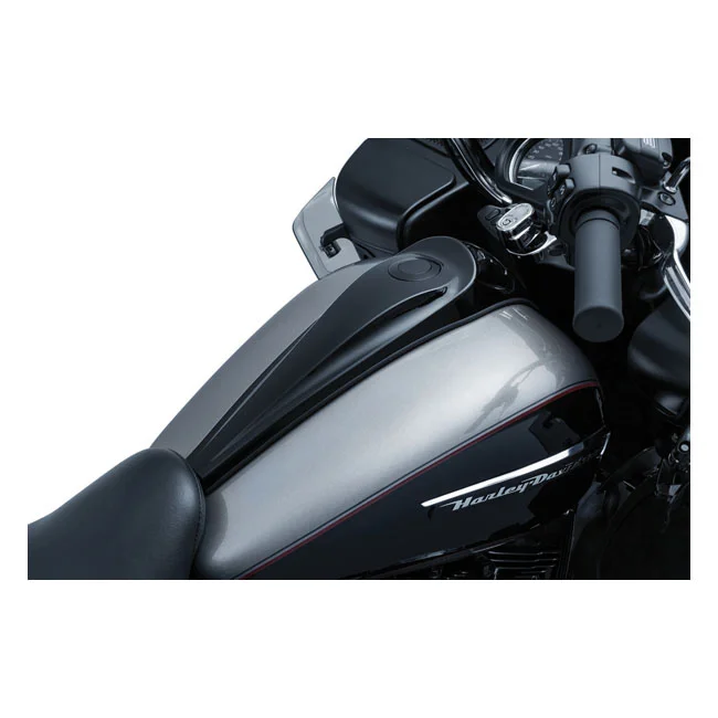 Kuryakyn Jim Nasi smooth dash cover. Black