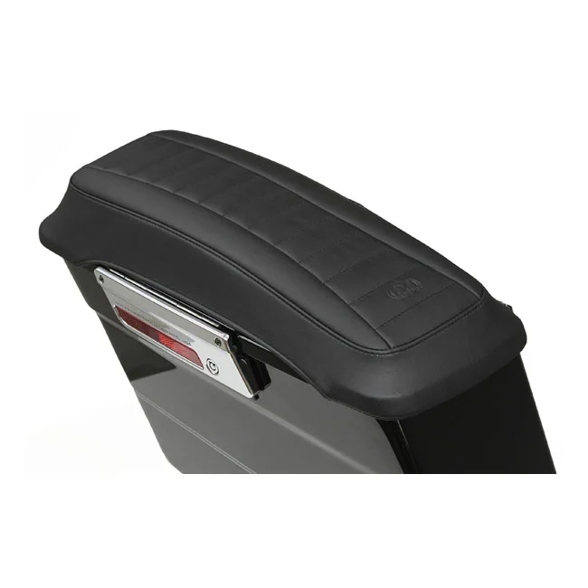 Mustang Saddlebag lid cover set. Deluxe