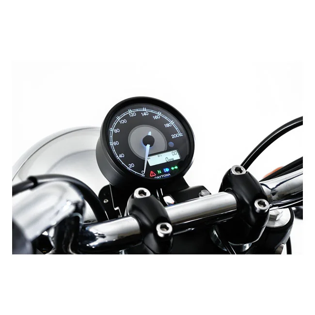Daytona Velona 80mm speedometer 200kph/mph