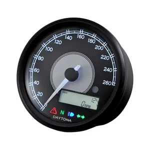 Daytona Daytona, Velona 80mm speedometer 260 kmh/mph