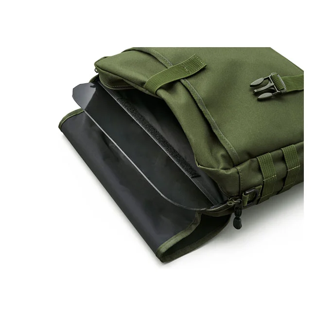 Daytona Canvas saddlebag. Green