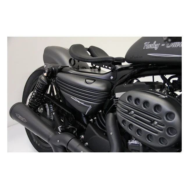 Cult-Werk ''Bobber'' side cover set. Matte black