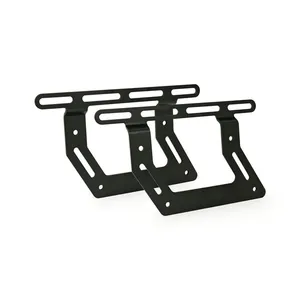 Highway Hawk Saddlebag support set. Matte black