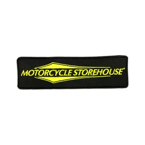 MCS Motorcycle storehouse, logo patch. Black