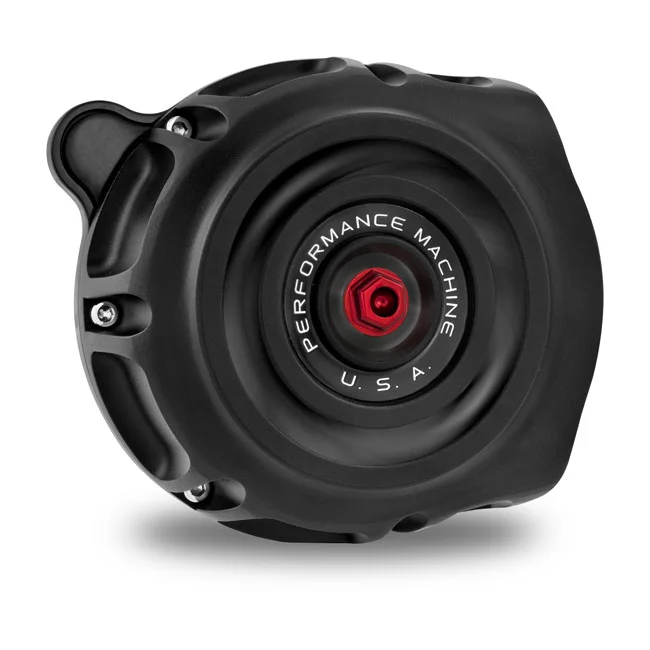 Performance Machine PM, ''vintage'' air cleaner kit. Black Ops