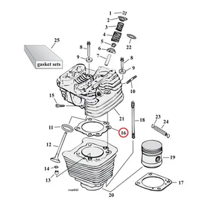 Cometic Cometic gasket set, cylinder head. 3.5" bore .060" MLS