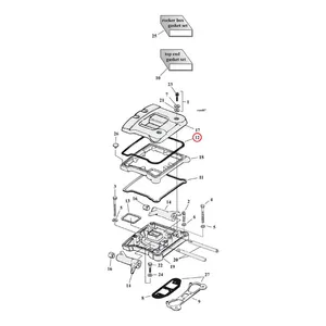 Cometic Cometic, upper rocker cover gasket. Cork