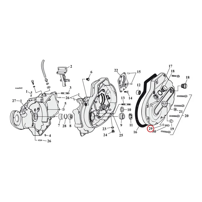 Cometic Rocker box seals. Paper - 63858-49